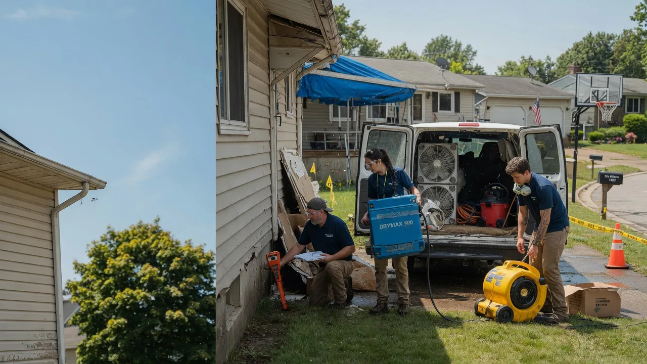 Ceiling Leak Cleanup in Bemus Point, NY near me