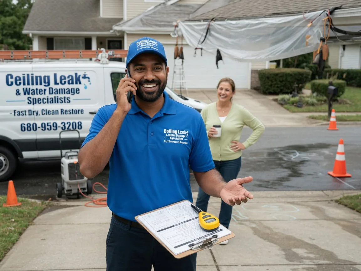 Ceiling Leak Cleanup Bemus Point, NY FAQs